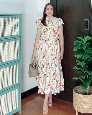 *Bela Maxi Printed Dress 0129