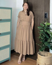 Load image into Gallery viewer, Lysa Plain Brown Dress 0016