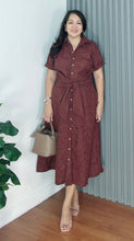 Load image into Gallery viewer, *Julia Maxi Eyelet Embroidered Dress 0062