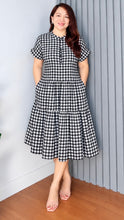 Load image into Gallery viewer, Lily Cotton Seersucker Gingham Dress 0003