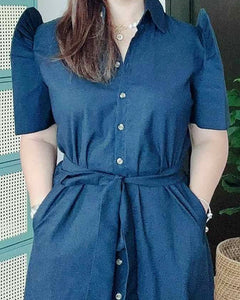 *Amor Filipiñana Premium Linen Dress 0001