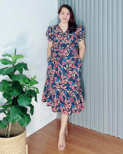 Load image into Gallery viewer, *Say Printed Overlap Maxi Dress 0019