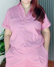 Load image into Gallery viewer, *Monique Premium Linen Pastel Pink Coordinates 0012