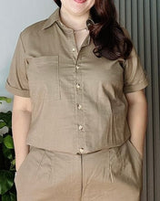 Load image into Gallery viewer, *Claudia Plain Premium Linen Coordinates 0035
