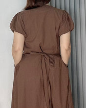 Load image into Gallery viewer, Aiza Cotton Linen Dress 0001