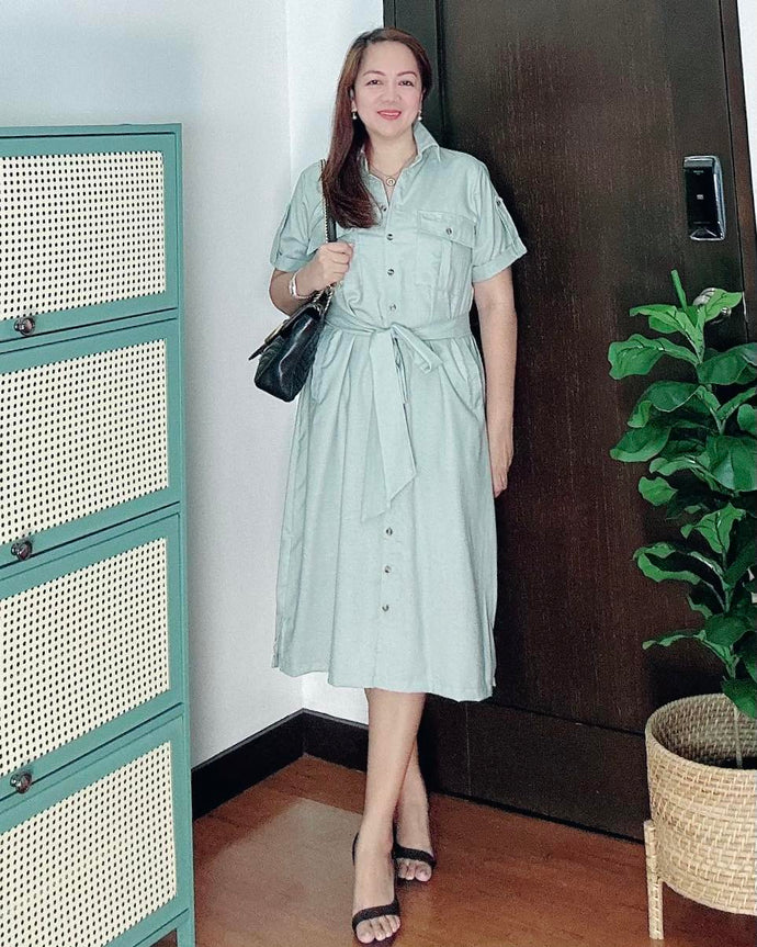 *Elena Premium Linen  Dress 0091