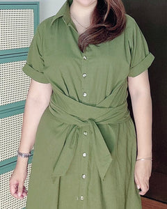 *Julia Maxi Plain Dress 0008