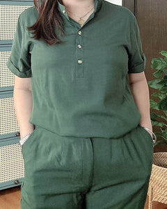 *Sophia Plain Green Coordinates 0007