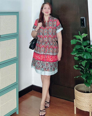 *Zoe Printed Dress 0002