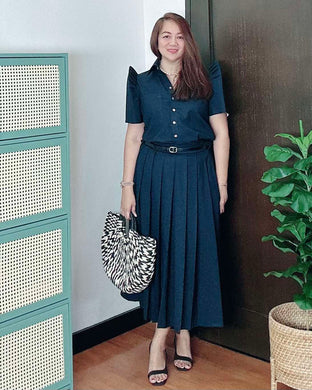 *Beatriz Skirt Premium Navy blue 0005