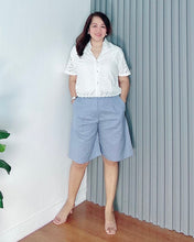 Load image into Gallery viewer, *Camia Premium Linen Pastel Blue Short 0009