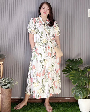Ynah Floral Printed Dress 0127