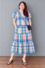 Load image into Gallery viewer, Lana Checkered Top and Skirt 0052