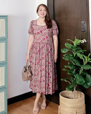 *Aubrey Printed Dress 0121