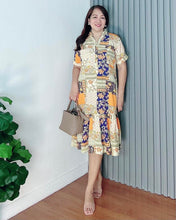 Load image into Gallery viewer, *Hailey Printed Dress 0106