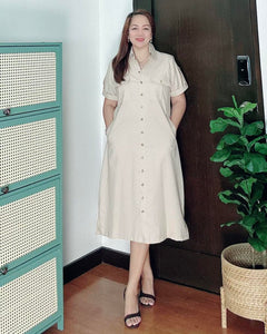 *Elena Premium Linen  Dress 0092