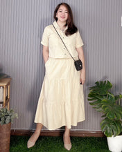 Load image into Gallery viewer, Iris Premium Linen Top and Skirt 0003