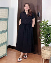 Load image into Gallery viewer, Dahna  Plain Black Dress 0302