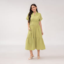 Load image into Gallery viewer, Althea Plain Maxi Dress 0022