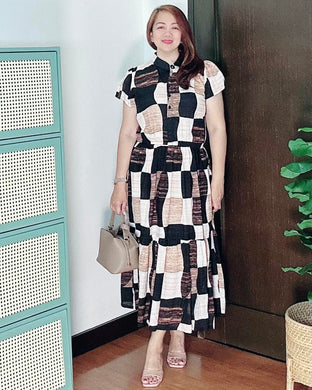 *Bela Maxi Printed Dress 0127