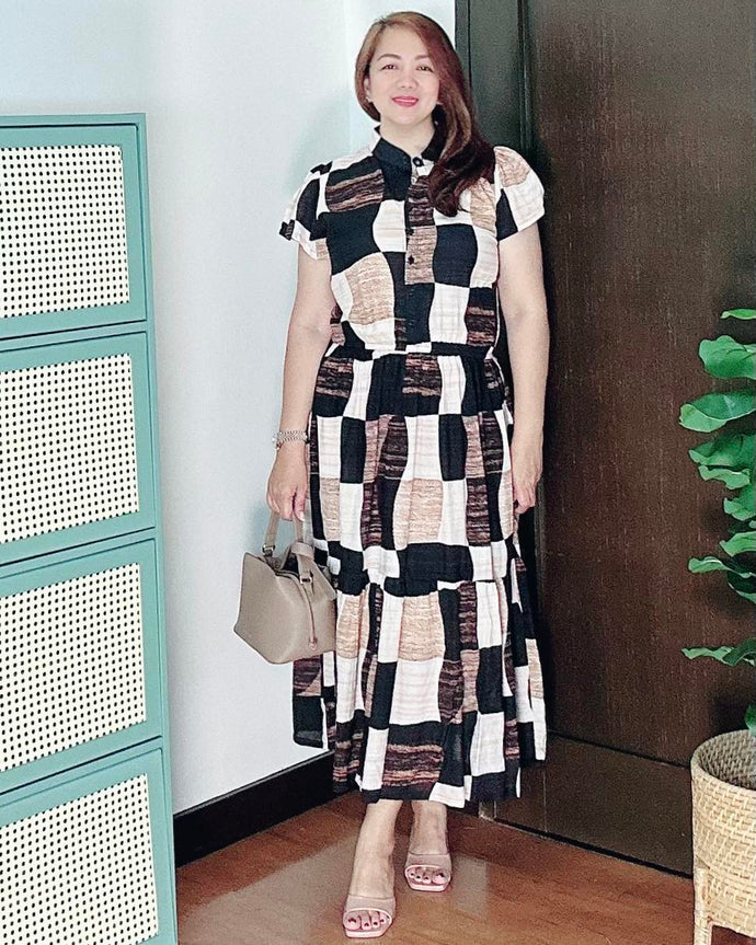 *Bela Maxi Printed Dress 0127