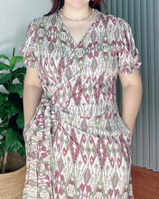 Load image into Gallery viewer, *Say Printed Overlap Maxi Dress 0020