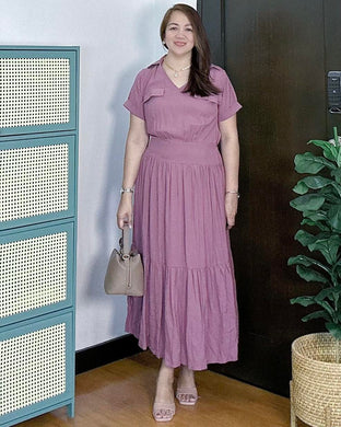 *Sam Maxi Plain Dress 0002