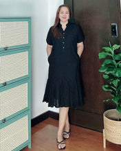 Load image into Gallery viewer, *Ivy Plain Black Dress 0001