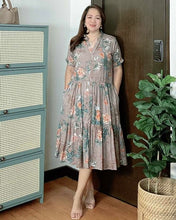 Load image into Gallery viewer, *Pia Maxi Printed Dress 0252