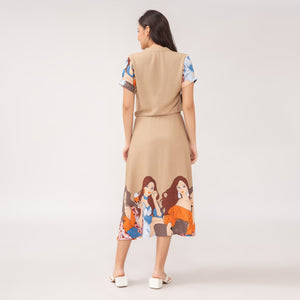 Sale! Donna Senefa Printed Dress 0319