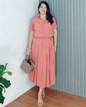 Load image into Gallery viewer, Trisha Plain Soft Linen Top and Skirt Coordinates 0033