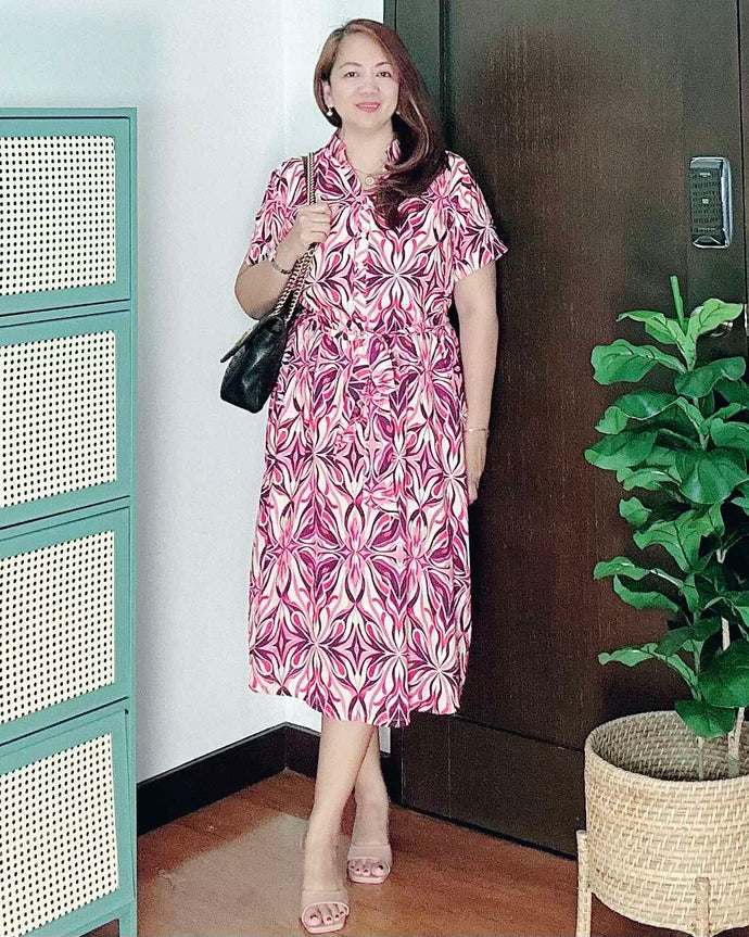 *Katie Printed Dress 0067