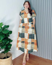 Load image into Gallery viewer, *Andi Drawstring Printed Dress 0039