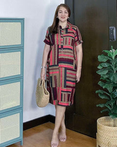 *Denise Printed Dress 0085