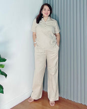 Load image into Gallery viewer, *Vinna Premium Linen Light brown Coordinates 0011