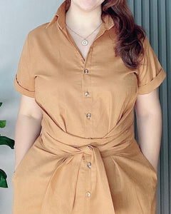 *Julia Maxi Premium Linen Dress 0028