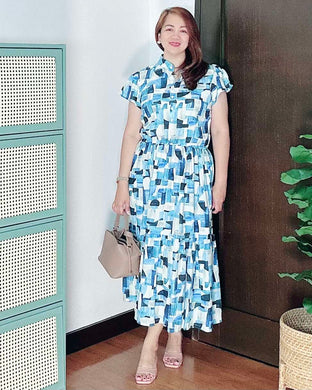 *Bela Maxi Printed Dress 0128
