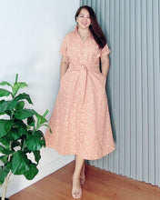 Load image into Gallery viewer, *Julia Maxi Eyelet Embroidered Dress 0058