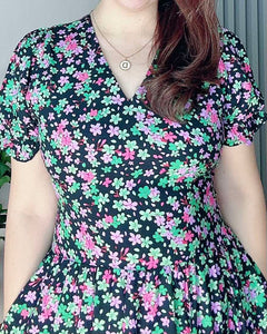 *Ariana Printed Maxi Dress 0100