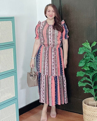 *Martha Maxi Printed Dress 0062