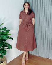 Load image into Gallery viewer, *Julia Maxi Premium Linen Dress 0027
