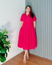 Load image into Gallery viewer, *Ara Plain Red Dress 0006