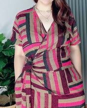 Load image into Gallery viewer, Mara Overlap Dress 0006