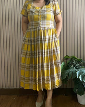 Load image into Gallery viewer, *Aubrey Checkered Dress 0203