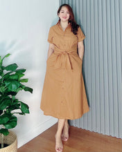 Load image into Gallery viewer, *Julia Maxi Premium Linen Dress 0028