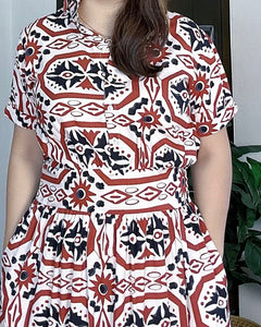 *Lysa Maxi Printed Dress 0054