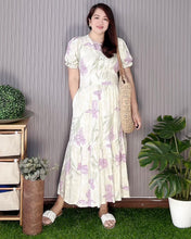 Load image into Gallery viewer, Sale! Atasha Printed Maxi  Dress  0037