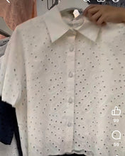 Load image into Gallery viewer, Sale! Bkk Eyelet Croptop 0004