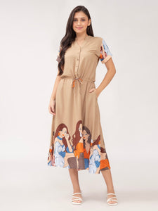 Sale! Donna Senefa Printed Dress 0319