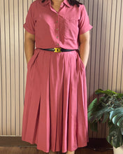 Load image into Gallery viewer, Trisha Plain Soft Linen Top and Skirt Coordinates 0031